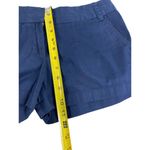 J.Crew Navy Blue 100% Broken In Style Preppy Chino Shorts Sz 4 Photo 3