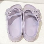 Birkenstock  Sandals Womens Size 7 Purple Rubber Double Strap Slip On Photo 3