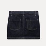 ZARA SHORT DENIM SKIRT ZW COLLECTION size 10 Photo 2