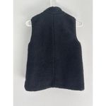J.Crew  Vest Womens Size XS Black Teddy Zip Preppy Quiet Luxury‎ Classic Capsule Photo 1