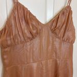 Lulus  Blush Pink Iridescent Babydoll Mini Dress Bustier Party Cocktail NWT S Photo 1