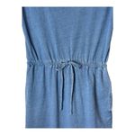 Z Supply  Dress Women Small‎ Blue Dayshift Jersey Denim Mini Athleisure Gorpcore Photo 5