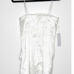 NWT Ronny Kobo June Floral Jacquard Bow Mini Cocktail Dress White Size Small Photo 4