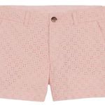 Old Navy New Shorts Womens 12 Every Day Eyelet Lace Mid Rise Chino 3.5 Pink Photo 0