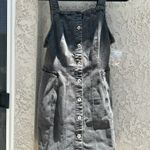 Free People gimme more denim mini dress Photo 5