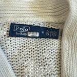 Polo by Ralph Lauren Linen Long Sleeve Cardigan in White, Size M White Size M Photo 5