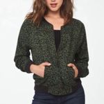 BeachLunchLounge Dasha Leopard Print Bomber Jacket NWT Photo 8