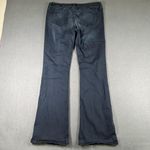 Just Black Jeans Womens 32 Flare Bootcut Stretch Denim Made in USA Classic Blue Photo 8