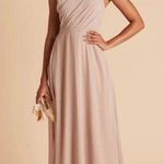Birdy Grey Womens Size S Kira Chiffon Taupe Bridesmaid Dress NWT Photo 1