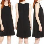 Halogen  A-LINE DRESS IN BLACK - M - EUC Photo 1