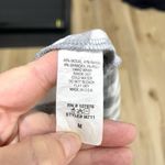 Comfy USA Striped Tunic Top Asymmetrical Jersey Knit Gray White size Medium Photo 6