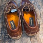 Timberland Leather Loafer Boat Shoes in Rich Brown Photo 3