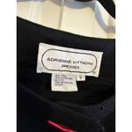 Adrienne Vittadini  Vintage Black‎ Wool Dress With Ornate Gold & Jewel Toned 6 Photo 4