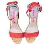 Betsey Johnson Betsy Johnson Women’s Rallo Watermelon Strap Block Heel Shoes Size 10 Photo 0
