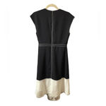 Joie  MAHESA NAVY BLUE COLORBLOCK WRAP DRESS Photo 3