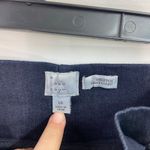 A New Day NEW  women's dark wash denim pleated belted wide leg stretch‎ jeans 16 Photo 3