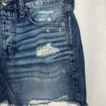 American Eagle  Skirt - high rise fest mini- jean skirt- Size 6 Photo 2