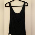 Feel the Piece  Black Scoop Neck Wrap Back Low Cut Tank Top Women’s Sz M/L Photo 1