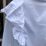 ZARA  Poplin Top with Eyelet Embroidery 🌸 XS Photo 7