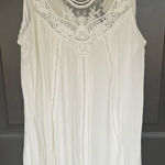 Rue 21  White Lace Midi Dress Wedding Shower Photo 0