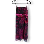 Motherhood Womens Dress Size XL Maternity Black Red Pink Floral Empire Waist NEW Photo 2