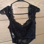 SheIn Black Lace Top Photo 1