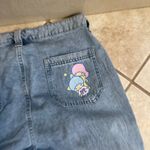 Hello Kitty  And Friends Balloon Denim Cargo Pants Women's hot topic  Size 11 Photo 2