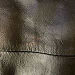 Newport News Women's 90s leather black trenchcoat size 6 Photo 11