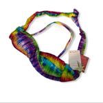 Luli Fama Groovy Baby Twist Bandeau Bikini Top NWT Photo 1