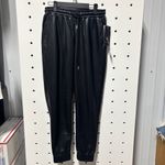 Bagatelle NWT  Faux Leather Joggers Black Size S Photo 3