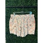 Free People  Movement Ivory Combo Printed In The Wild Baggy Shorts Size Large NWT Photo 4