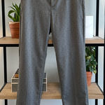 Banana Republic Ryan Mid-Rise Black Dot Gray Woven Career Dress Pant Trouser, 4 Photo 0