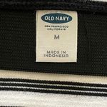 Old Navy Black White Striped Pencil Skirt Size M Photo 2