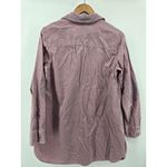 Soft Surroundings  Corduroy Button Down Shirt Purple Long Sleeve Small Photo 3