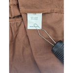 Pretty Garden Womens Brown Long Sleeve Tie Front Peplum Blouse Top XXL Size undefined Photo 3