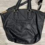 Vince Camuto Black Shoulder Bag with Gold Accents Photo 3