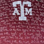 Vintage Y2K early 2000s Deadstock Women’s Texas A&M Top All Over Print Red Size L Photo 1