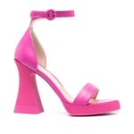 AGL hot pink Janis 110mm leather Platform sandals size 40 / US 10 Photo 1