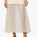 Steve Madden  Two Toned White Maxi Skirt Size Medium Photo 0