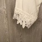Blair  and Emily white lace trim robe linguire white sleepwear Photo 2