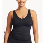 Sea Level Eco Essentials Tankini Swim Top Black Size 12 Photo 0