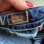 Rock Revival Womens Jeans 27 Alivia Dark Wash Sanded Embellished Back Boot Cut Photo 8