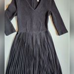 Ganni Fulton Pleated Black Dress Size XS Photo 8