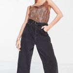 Free People Shimmer & Shine Bodysuit in Sunset Photo 1