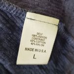 H.I.P. Blue Sleeveless Lace Vest Photo 3