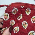 Vera Bradley Vintage  Red Leaf Crossbody Bag Purse 1997 Retired Pattern Quilted Photo 7