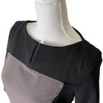 Escada Colorblock Sheath Dress Career Office Business Wear Women’s Size 34/US S Black Photo 3