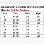 NWT Red Dot Boutique Black Sheer Mesh Long Sleeves Club Sequins Dress Size 1X Photo 10