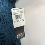 Adrianna Papell Dark Teal Bateau Neck Crochet Lace Short Sleeve Dress 14W 14 new Photo 11