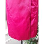 Mossimo Womens Pink Polyester Notch Collar Long Sleeve Belted Coat Jacket Small Photo 3